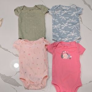 Assorted Colorful Baby Onesies Set